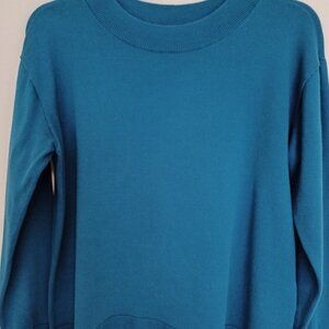 Land's End Long Sleeve Sweater in Teal